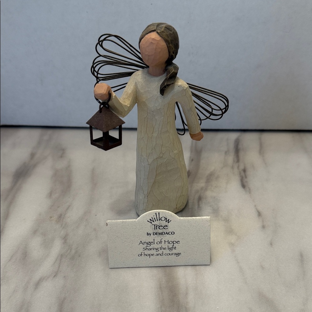 Willow Tree Angel with Lantern Figurine